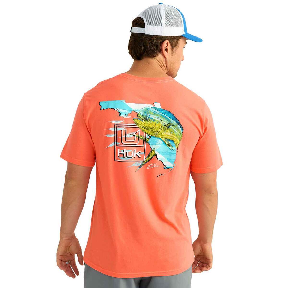 HUK Women's KC Scott Short Sleeve Performance Fishing Tee - Moisture Wicking, Cooling, Tri-Blend Comfort