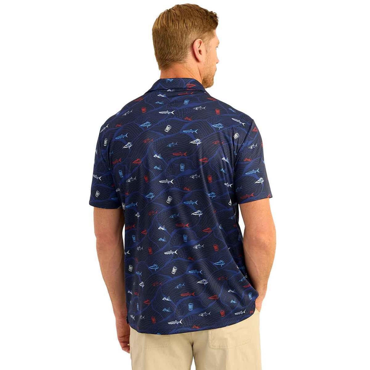 Huk Men's KC Print Pursuit Performance Short Sleeve Fishing Shirt Huk Men's KC Print Pursuit Performance Short Sleeve Fishing Shirt