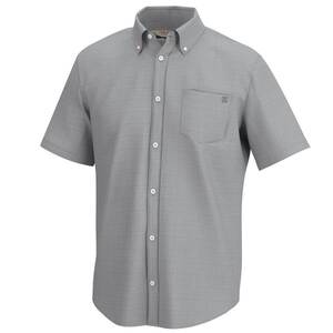 Huk Men's Kona Cross Dye Short Sleeve Fishing Shirt