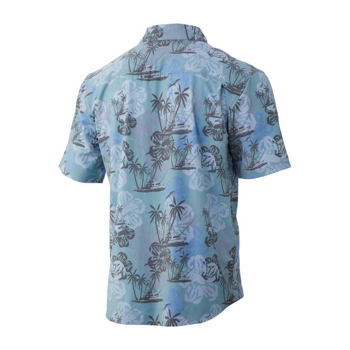 Huk Men's Kona Paradise Pass Short Sleeve Shirt - Lichen - M - Lichen M Huk Men's Kona Paradise Pass Short Sleeve Shirt - Lichen - M - Lichen M