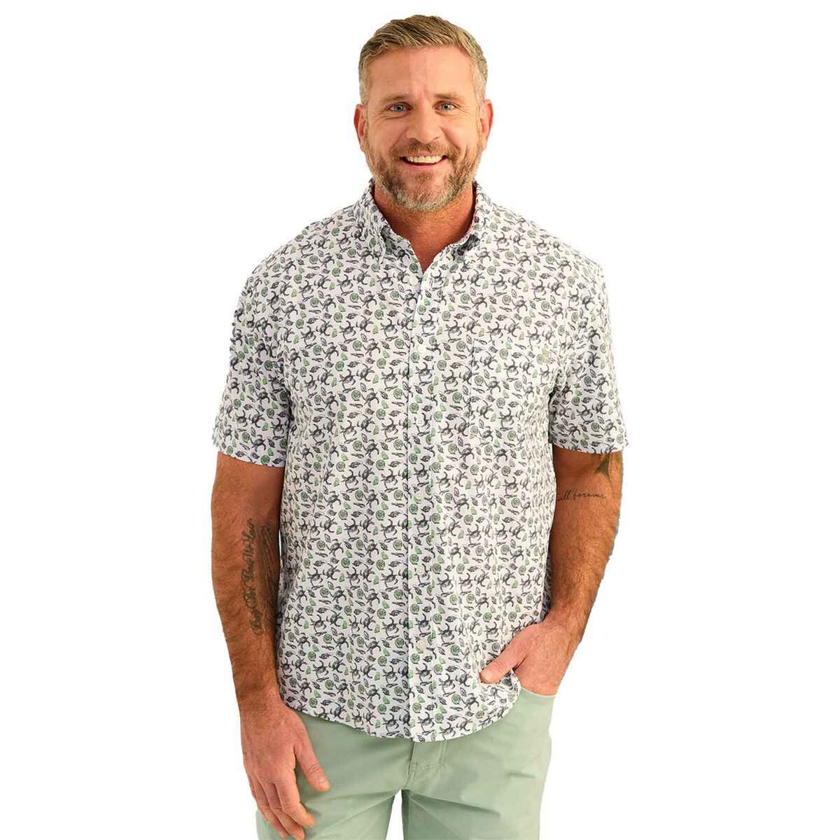Huk Men's Kona Short Sleeve Fishing Shirt Huk Men's Kona Short Sleeve Fishing Shirt