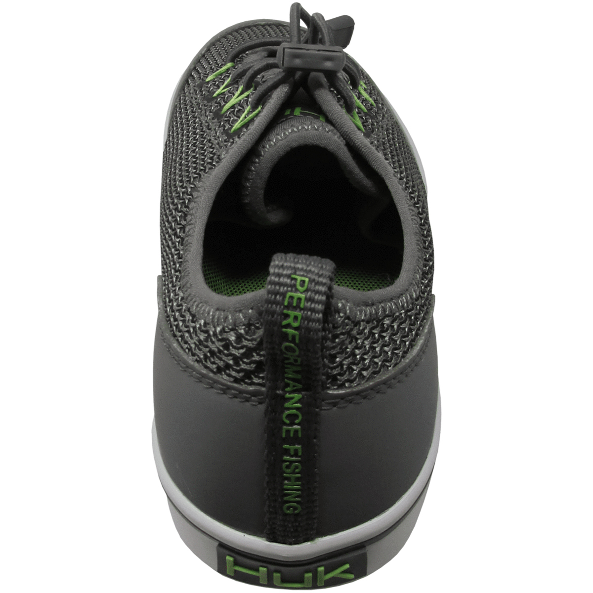 Huk Men's Mania Fishing Shoes - Gray/Neon Green - Size 11 - Gray/Neon Green 11 | Sportsman's