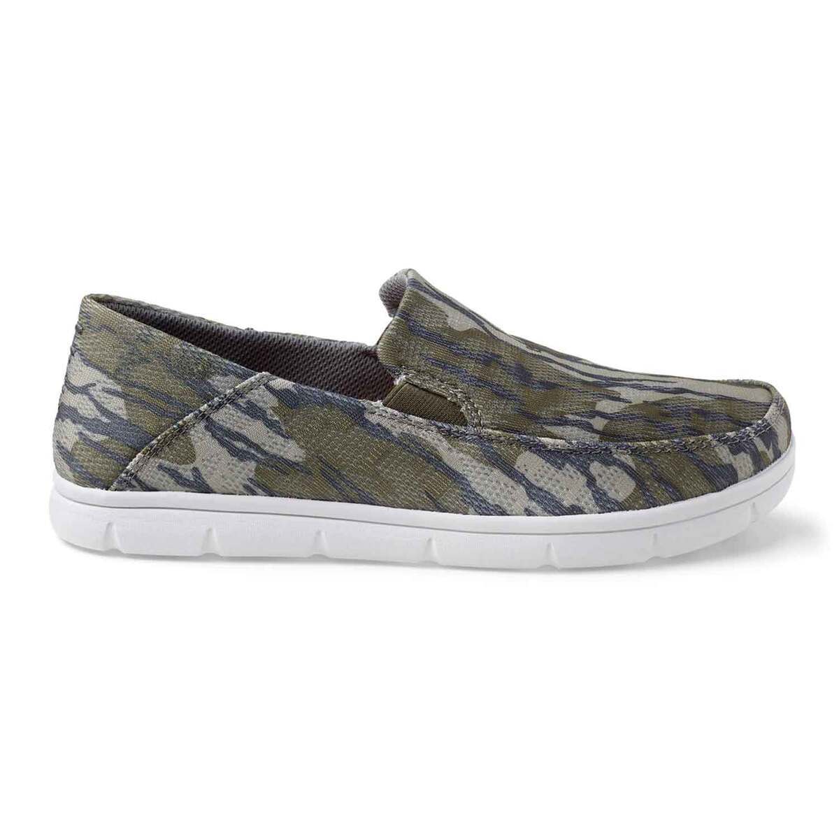 Huk Men's Mossy Oak Brewster Slip On Shoe Huk Men's Mossy Oak Brewster Slip On Shoe