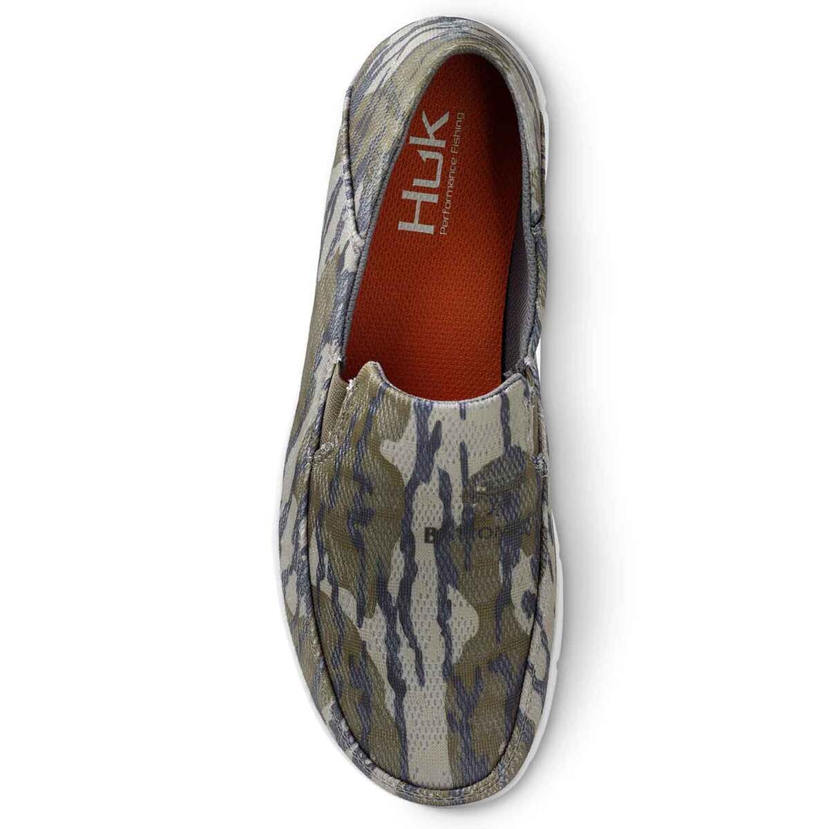 Huk Men's Mossy Oak Brewster Slip On Shoe Huk Men's Mossy Oak Brewster Slip On Shoe