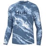 Huk Men's Mossy Oak Pursuit Performance Long Sleeve Fishing Shirt
