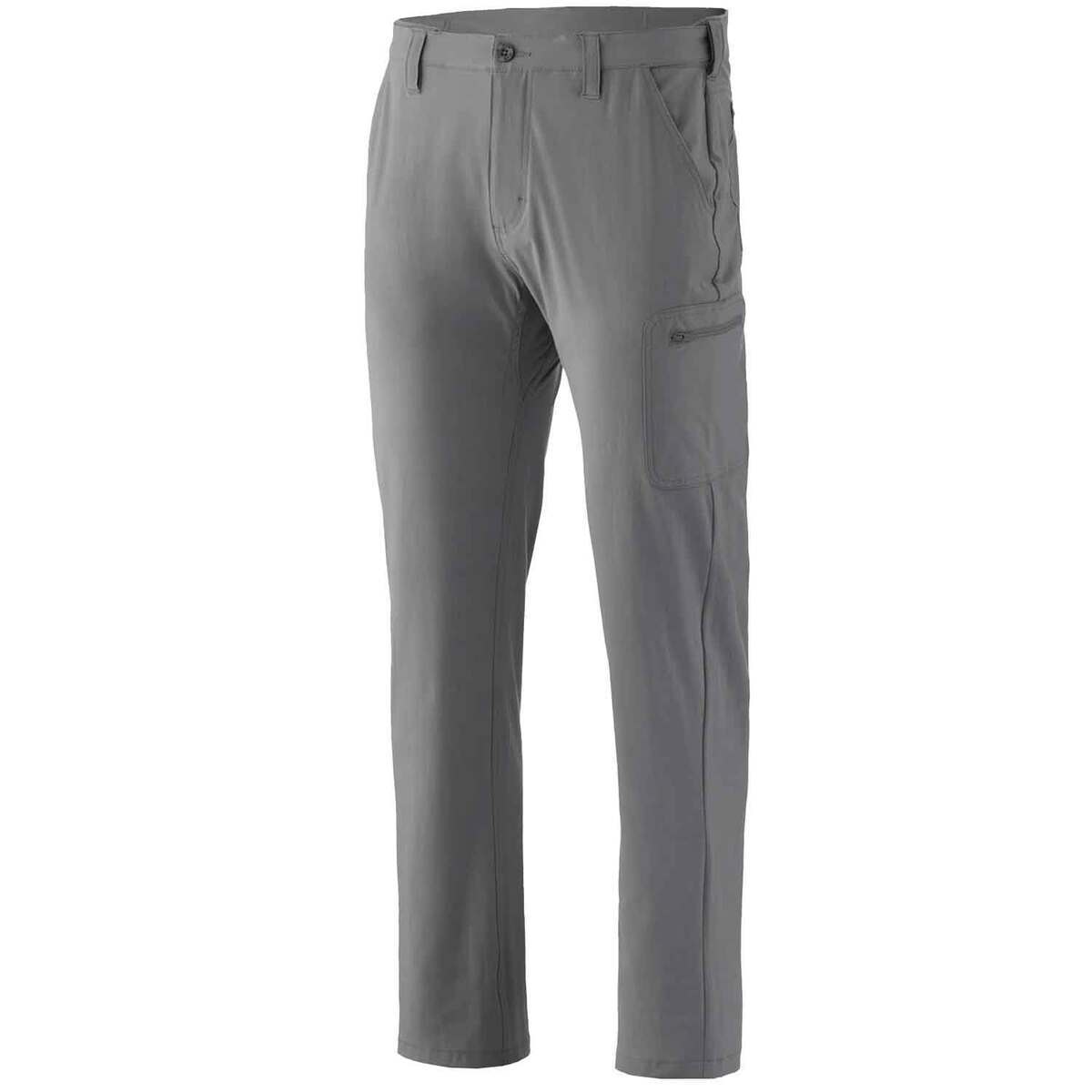Huk Men's Next Level Fishing Pants - Overcast Grey - 3XL - Overcast Grey  3XL