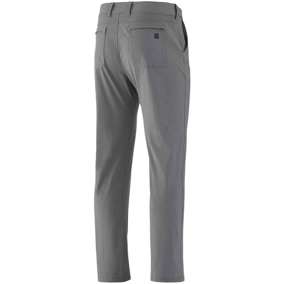 Huk Men's Next Level Fishing Pants - Overcast Grey - XL - Overcast Grey ...