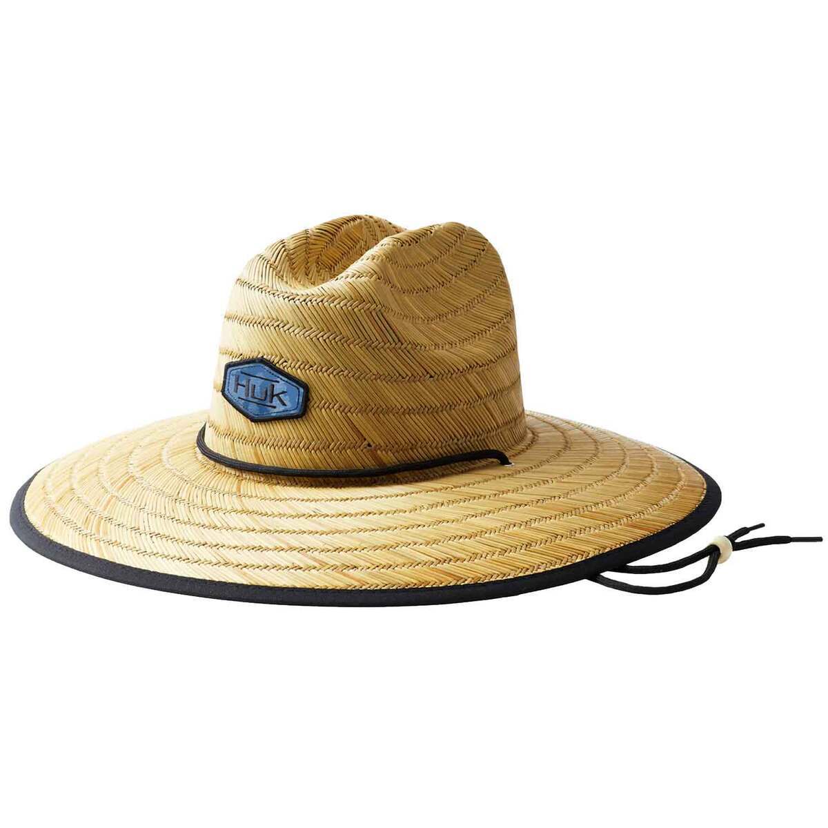 Huk Men's Ocean Palm Straw Hat - Titanium Blue - One Size Fits Most - Titanium Blue One Size Fits Most Huk Men's Ocean Palm Straw Hat - Titanium Blue - One Size Fits Most - Titanium Blue One Size Fits Most