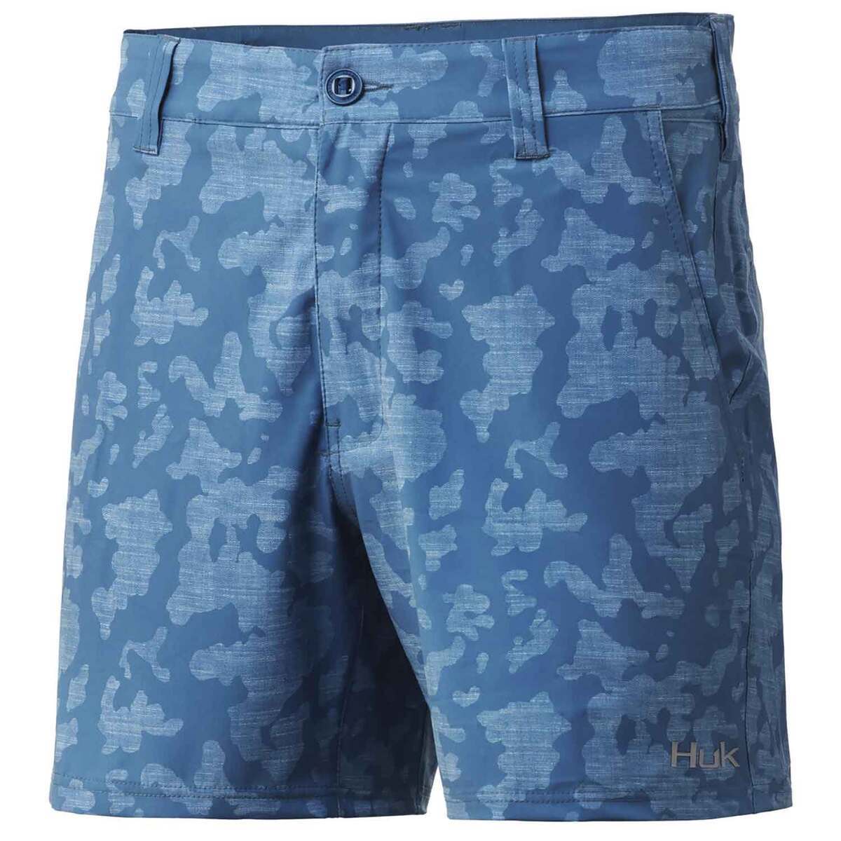 Huk Men's Pursuit Fishing Shorts - Titanium Blue - XL