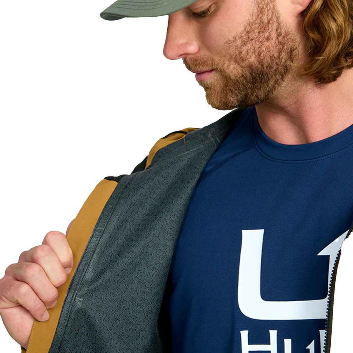 Huk Men's Rover Waterproof Fishing Rain Jacket Huk Men's Rover Waterproof Fishing Rain Jacket