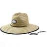 Huk Men's Running Lakes Straw Sun Hat - Overcast Grey - Overcast Grey One Size Fits Most