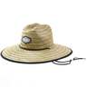 Huk Men's Running Lakes Straw Sun Hat - Overcast Grey - Overcast Grey One Size Fits Most