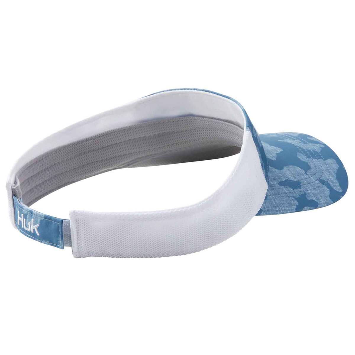 Huk Men's Running Lakes Visor - Titanium Blue - One Size Fits Most - Titanium Blue One Size Fits Most Huk Men's Running Lakes Visor - Titanium Blue - One Size Fits Most - Titanium Blue One Size Fits Most