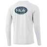 Huk Men's Scaled Logo Pursuit Long Sleeve Fishing Shirt