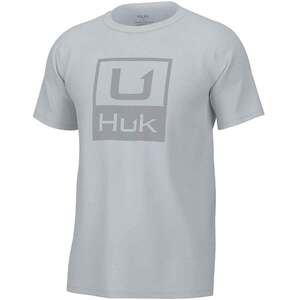 Huk Men's Stacked Logo Short Sleeve Fishing Shirt
