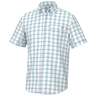 Huk Men's Tide Point Button-Down Short Sleeve Fishing Shirt