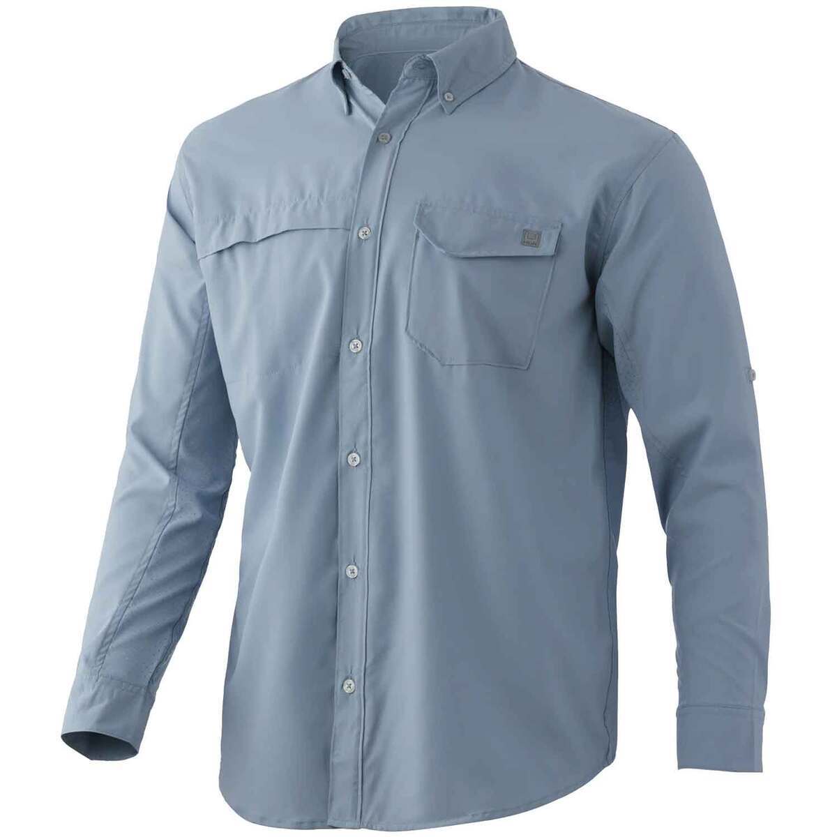 Huk Men's Tide Point Long Sleeve Fishing Shirt Huk Men's Tide Point Long Sleeve Fishing Shirt