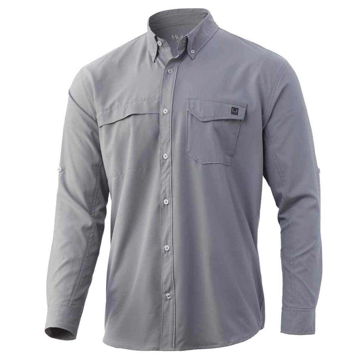 Huk Men's Tide Point Long Sleeve Fishing Shirt Huk Men's Tide Point Long Sleeve Fishing Shirt