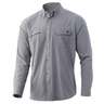 Huk Men's Tide Point Long Sleeve Fishing Shirt