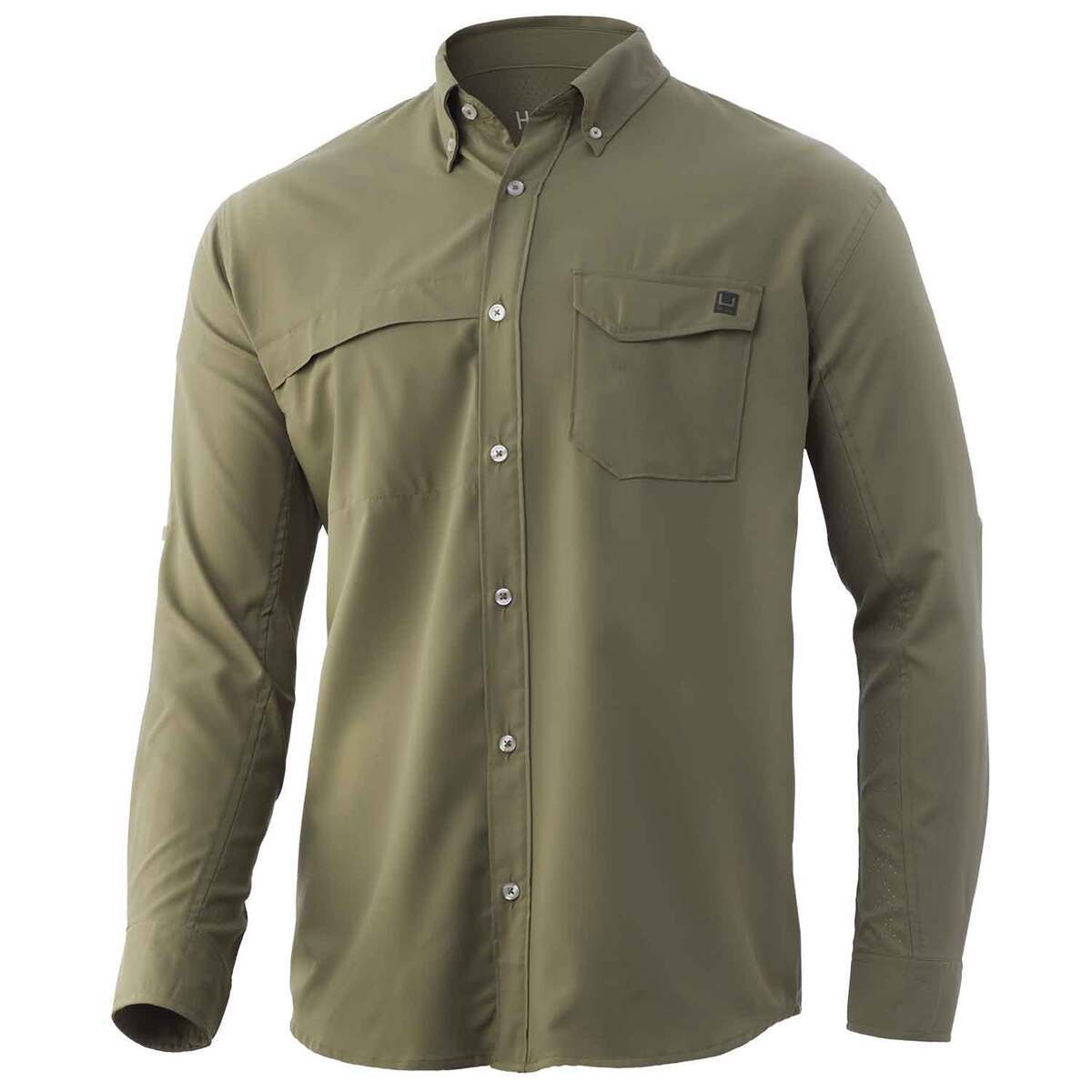 Huk Men's Tide Point Long Sleeve Fishing Shirt Huk Men's Tide Point Long Sleeve Fishing Shirt