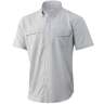 Huk Men's Tide Point Solid Short Sleeve Fishing Shirt - Oyster - XL - Oyster XL