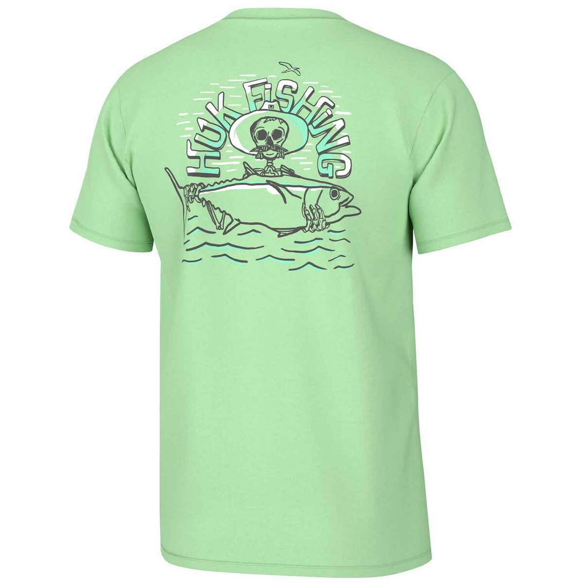Huk Men's Tuna Skull Short Sleeve Fishing Shirt | Sportsman's Warehouse