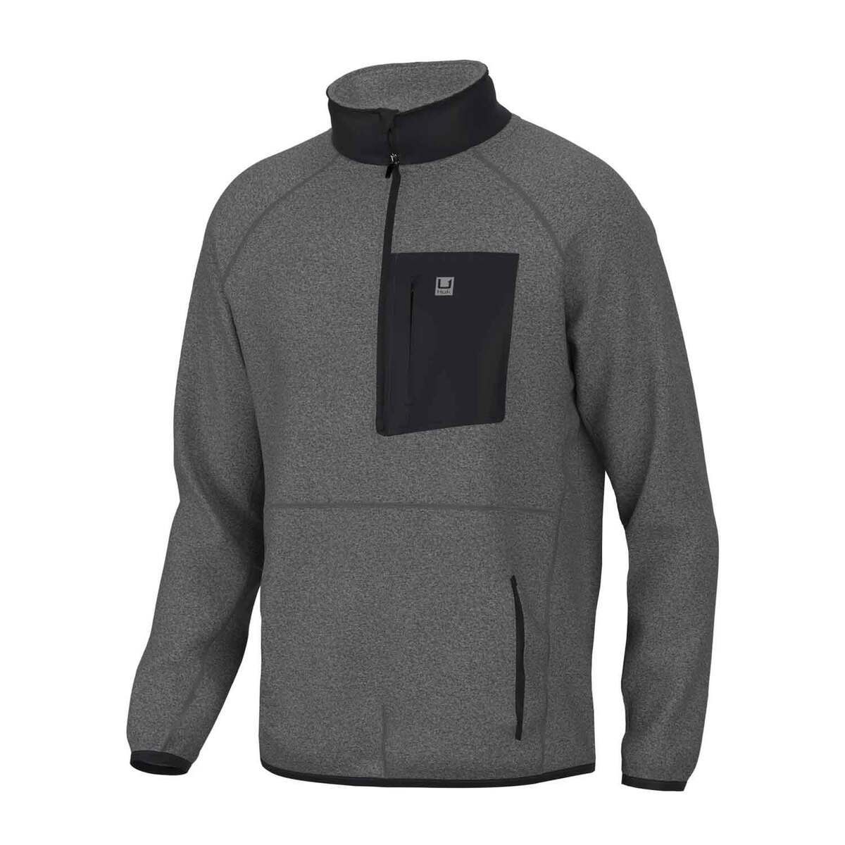 Huk Men's Waypoint Fleece Half Zip Fishing Jacket Huk Men's Waypoint Fleece Half Zip Fishing Jacket