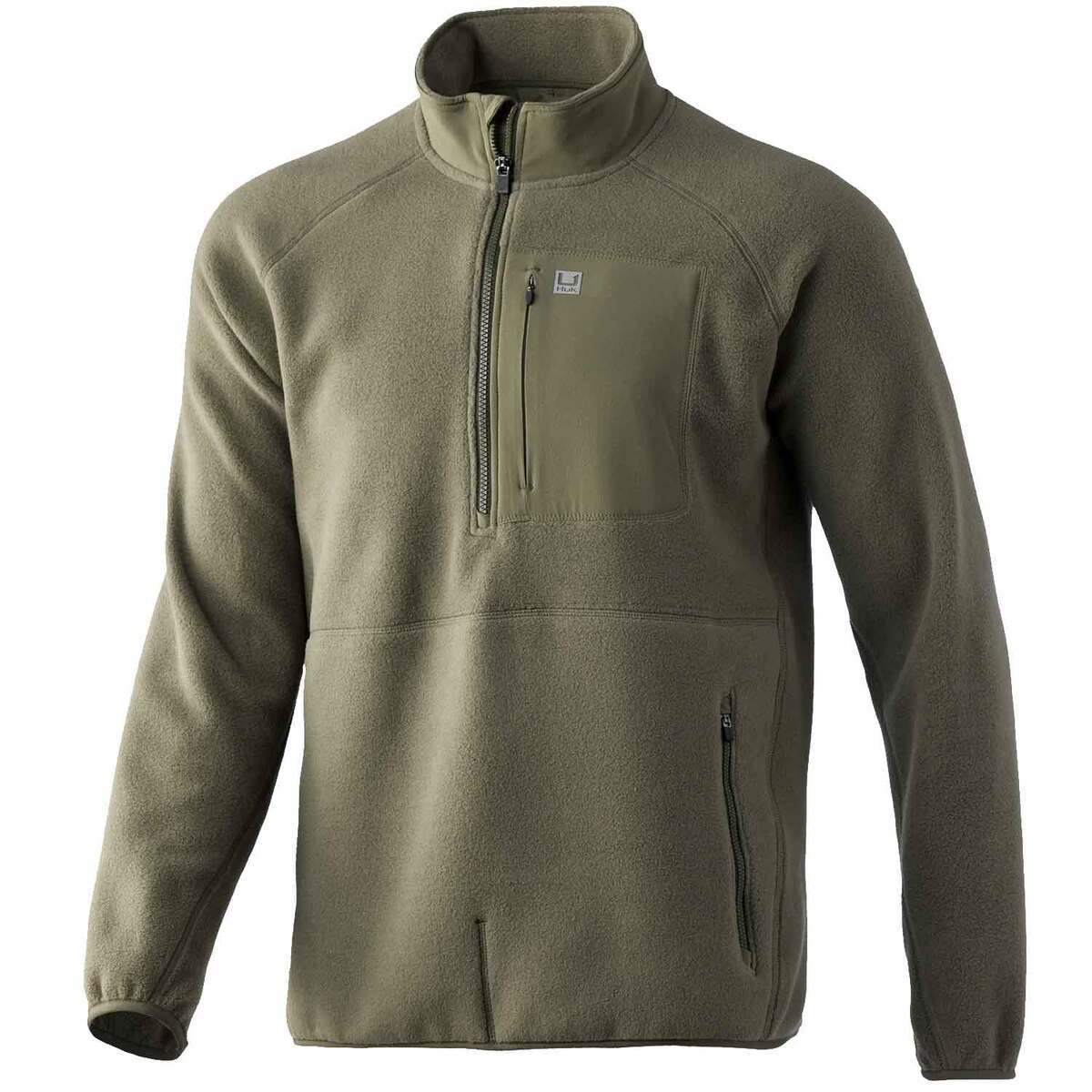 Huk Men's Waypoint Fleece Half Zip Fishing Jacket | Sportsman's Warehouse