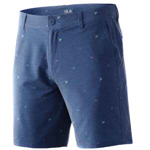 Huk Men's Waypoint Fly Hooks Fishing Shorts - Sargasso Sea - M