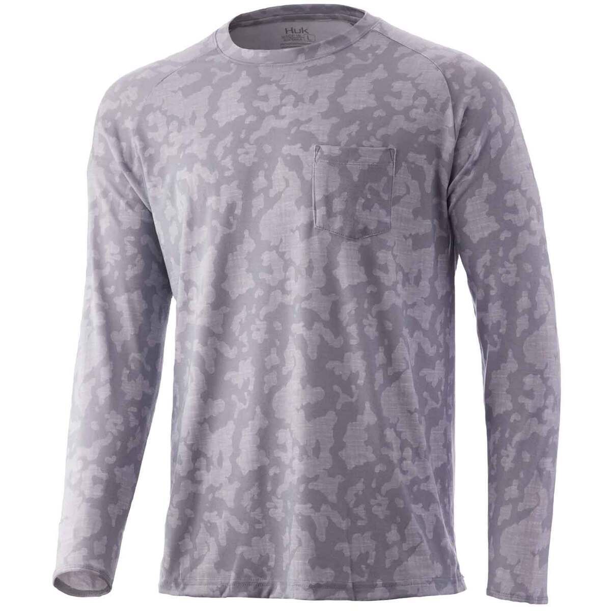 Huk Men's Waypoint Running Lakes Long Sleeve Fishing Shirt Huk Men's Waypoint Running Lakes Long Sleeve Fishing Shirt