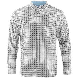 Huk Men's Woven Plaid Long Sleeve Shirt