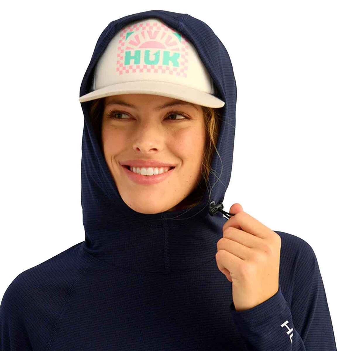 Huk Women's A1A Performance Hooded Long Sleeve Fishing Shirt Huk Women's A1A Performance Hooded Long Sleeve Fishing Shirt