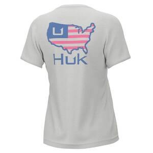Huk Women's American Short Sleeve Fishing Shirt