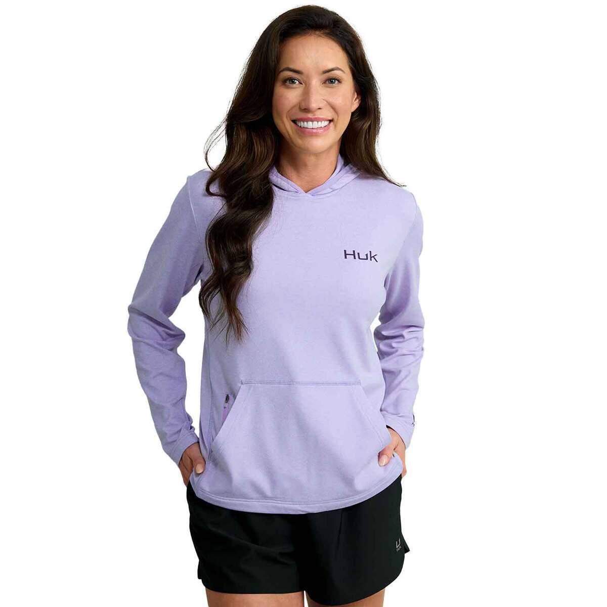 Huk Women's Coldfront+ Hooded Long Sleeve Fishing Shirt