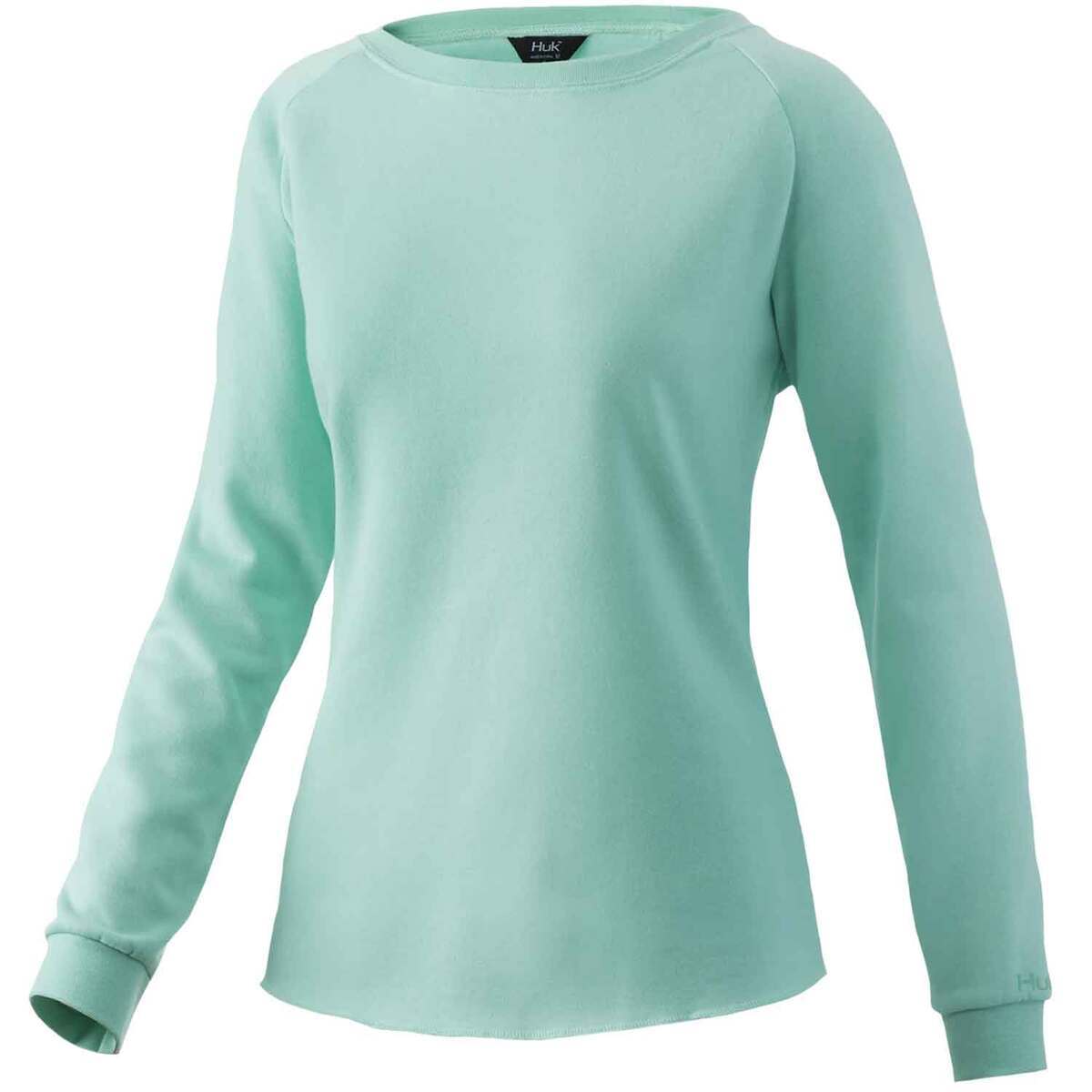 Huk Women's Folly Crew Fleece Long Sleeve Fishing Shirt Huk Women's Folly Crew Fleece Long Sleeve Fishing Shirt