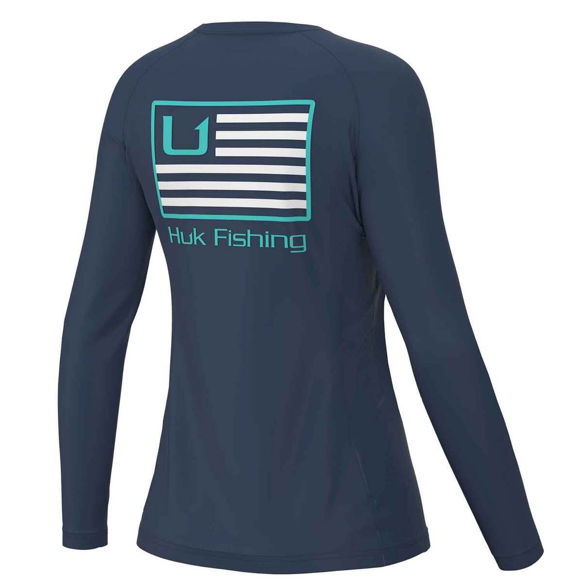 Huk Women's Huk and Bars Pursuit Long Sleeve Fishing Shirt Huk Women's Huk and Bars Pursuit Long Sleeve Fishing Shirt