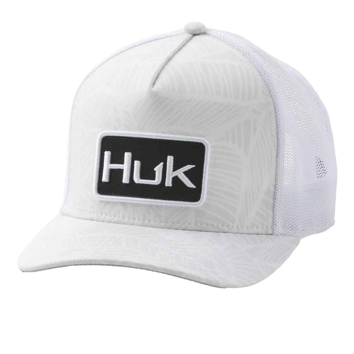 Huk Women's Linear Leaf Trucker Hat - Linear Leaf White - One Size Fits Most - Linear Leaf White One Size Fits Most Huk Women's Linear Leaf Trucker Hat - Linear Leaf White - One Size Fits Most - Linear Leaf White One Size Fits Most