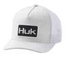 Huk Women's Linear Leaf Trucker Hat - Linear Leaf White - One Size Fits Most - Linear Leaf White One Size Fits Most