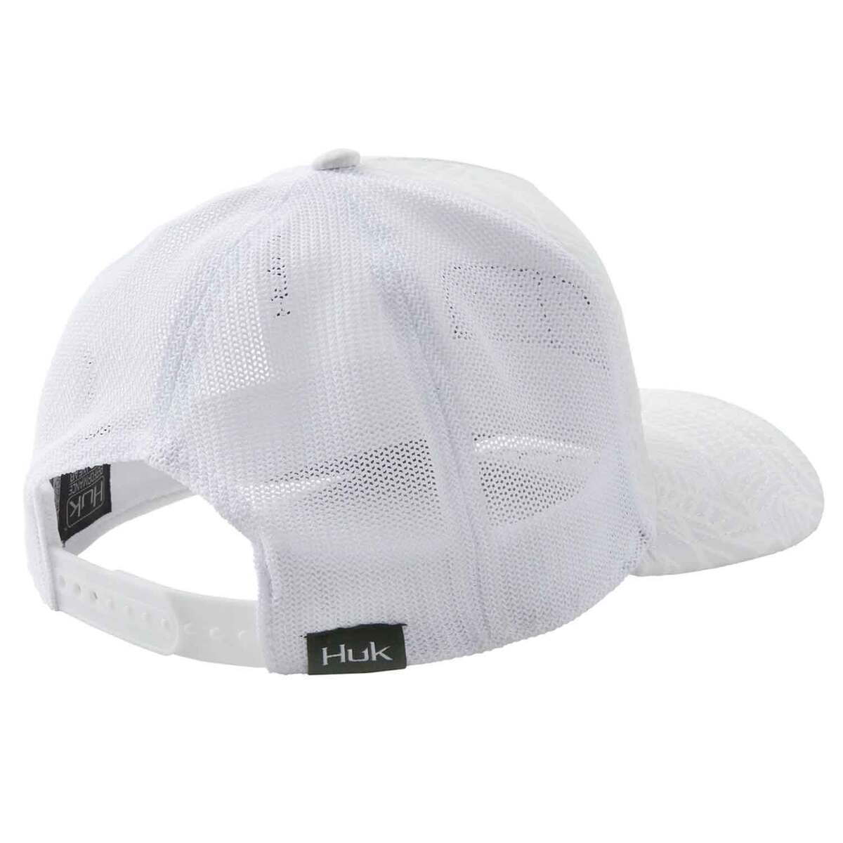 Huk Women's Linear Leaf Trucker Hat - Linear Leaf White - One Size Fits Most - Linear Leaf White One Size Fits Most Huk Women's Linear Leaf Trucker Hat - Linear Leaf White - One Size Fits Most - Linear Leaf White One Size Fits Most