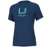 Huk Women's Logo Short Sleeve Fishing Shirt