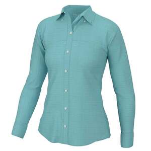 Huk Women's Tide Point Cross Dye Long Sleeve Fishing Shirt