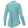 Huk Women's Tide Point Cross Dye Long Sleeve Fishing Shirt