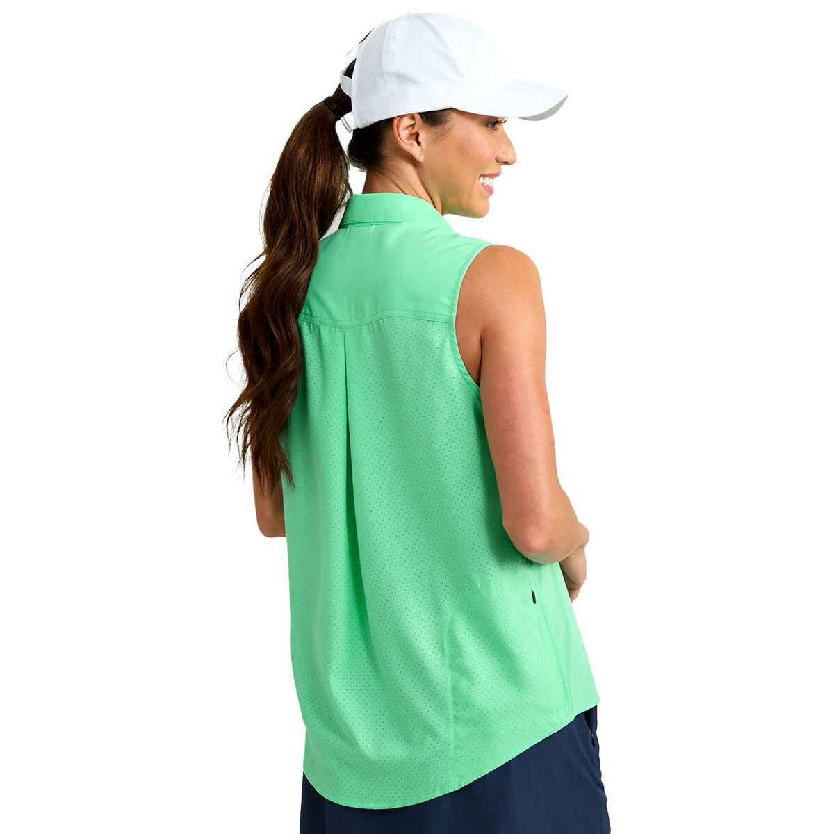 Huk Women's Tide Point Sleeveless Fishing Shirt Huk Women's Tide Point Sleeveless Fishing Shirt