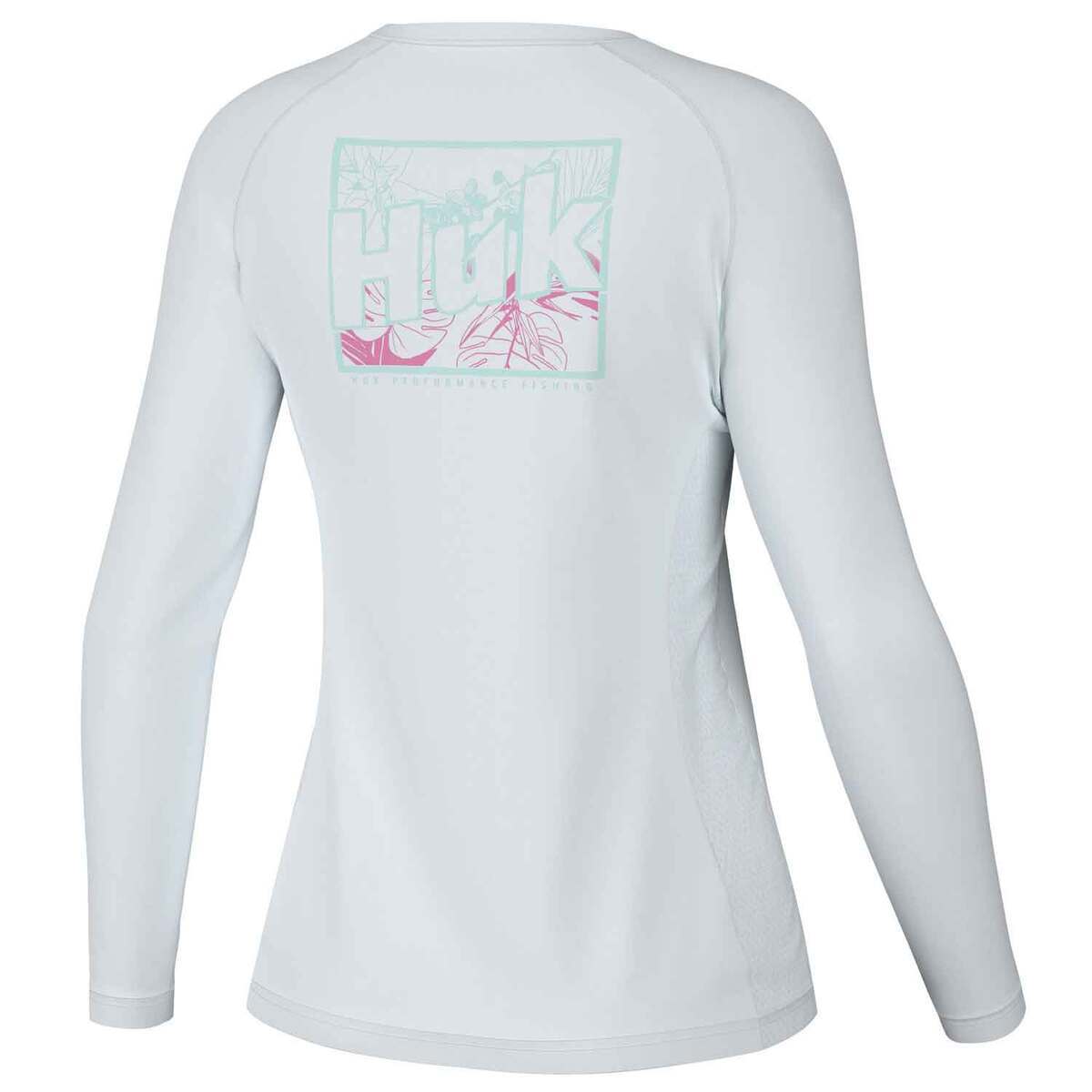Chemise Pêche HUK Femme - Manches Longues - Coral Fluo Protection Uv 30 702949 Chemise Pêche HUK Femme - Manches Longues - Coral Fluo Protection Uv 30 702949