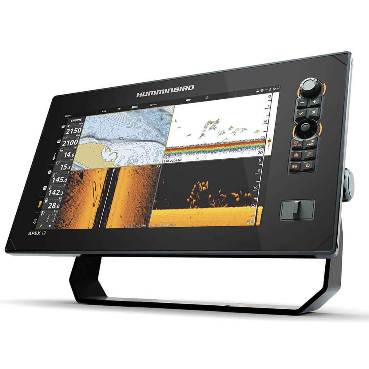 Humminbird Apex 13 Mega SI+ Chartplotter CHO Fish Finder Humminbird Apex 13 Mega SI+ Chartplotter CHO Fish Finder