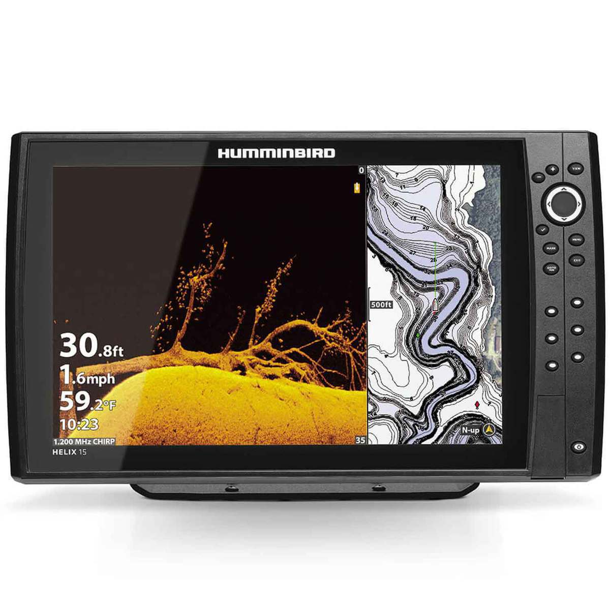 Hummingbird Heli Humminbird Helix 15 CHIRP MEGA DI+ GPS G4N (Control Head Only) Fish ...