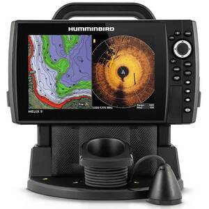 Humminbird Ice Helix 9 MSI + GPS Mega 360 Bundle Fish Finder/Flasher