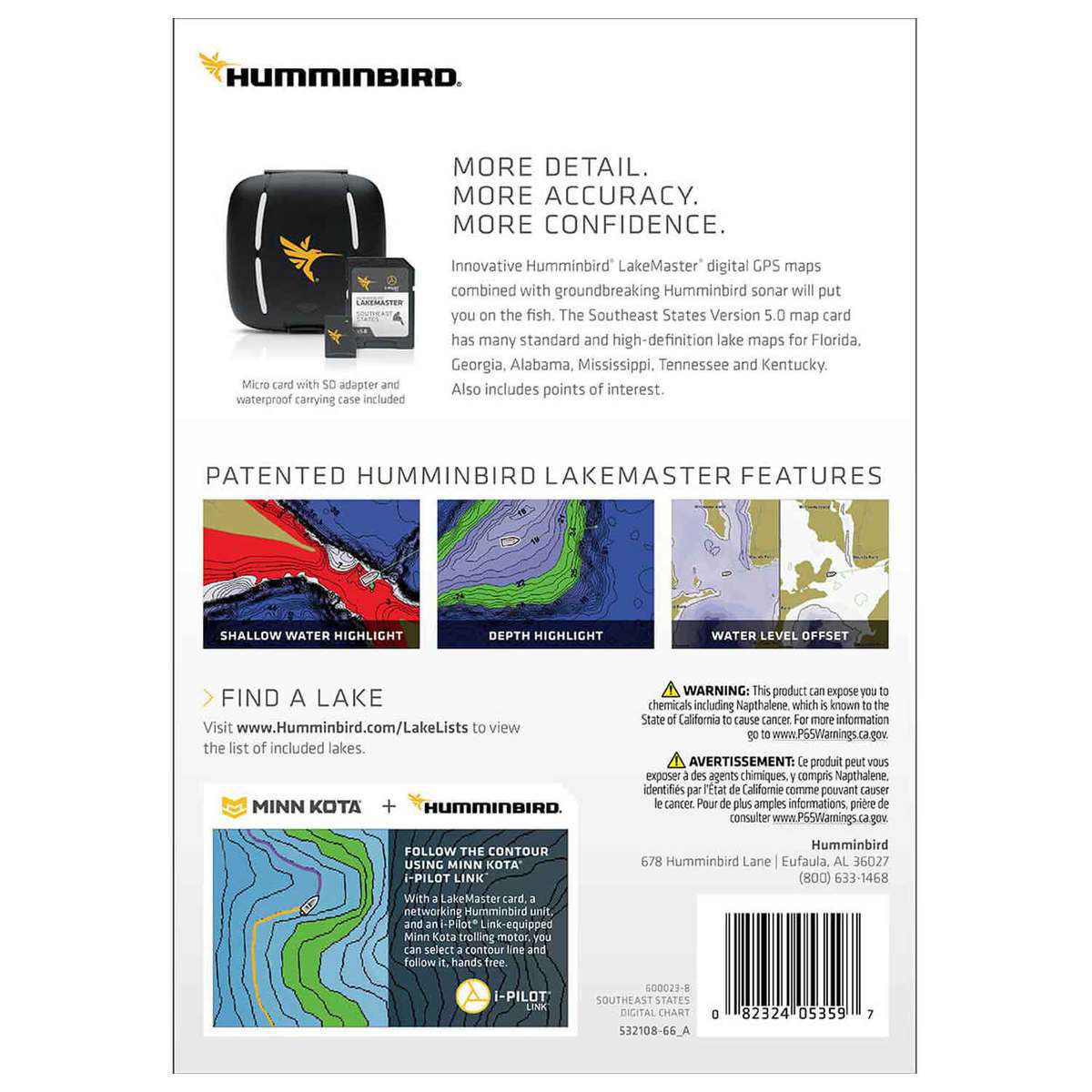 Humminbird LakeMaster Southeast States V5 Map Software Humminbird LakeMaster Southeast States V5 Map Software