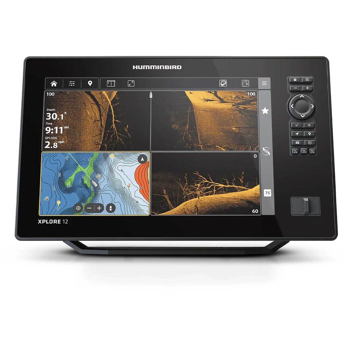 used humminbird fish finders for sale XPLORE 10 GPS Finder, MEGA Side Imaging+ & HD Touchscreen (Control Head Only) : Electronics Walker Scotty Humminbird HELIX 7 CHIRP MEGA