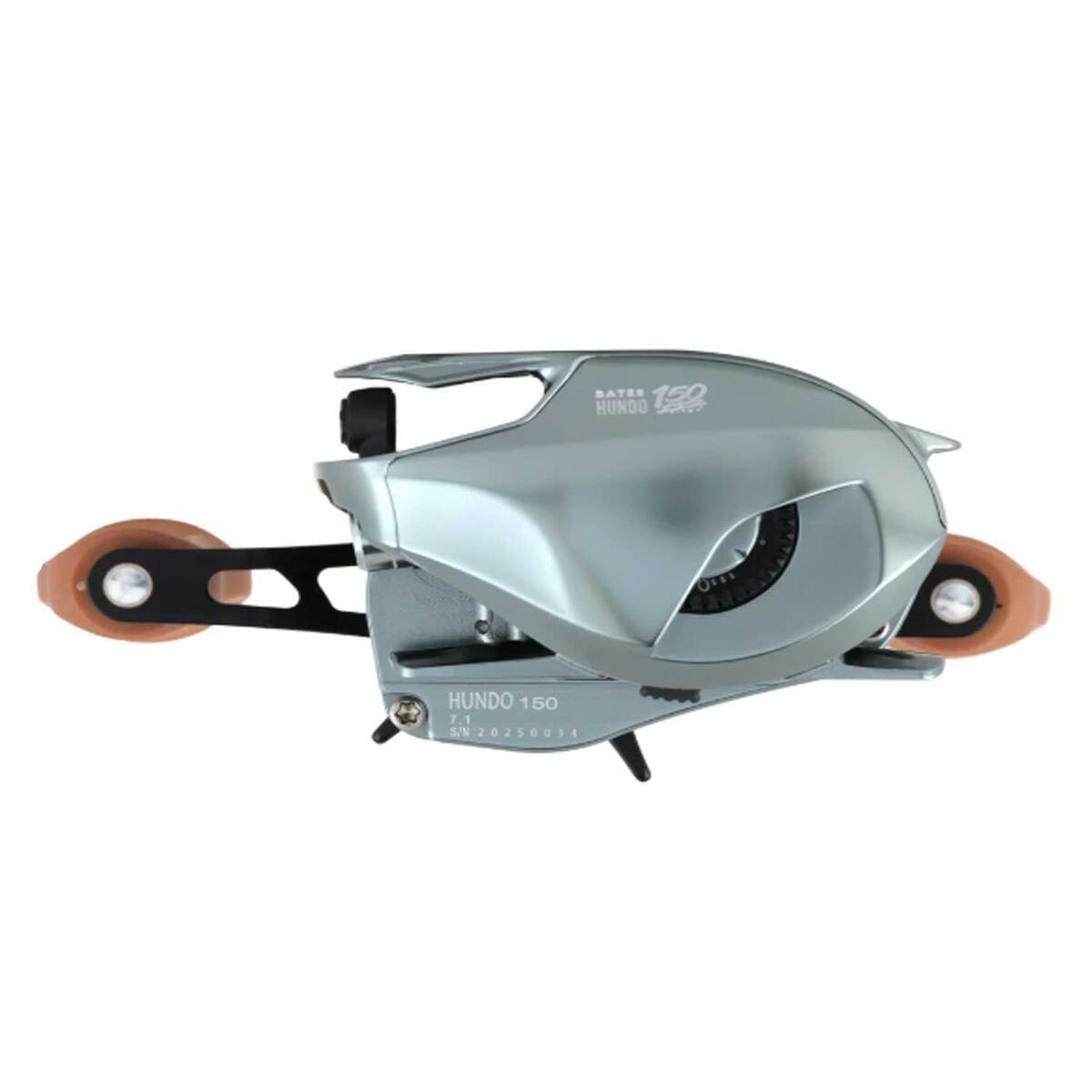 Hunxdo Bates Fishing Co. Hundo 50 Casting Reel - Size 150, 7.1, Right Retrieve ...